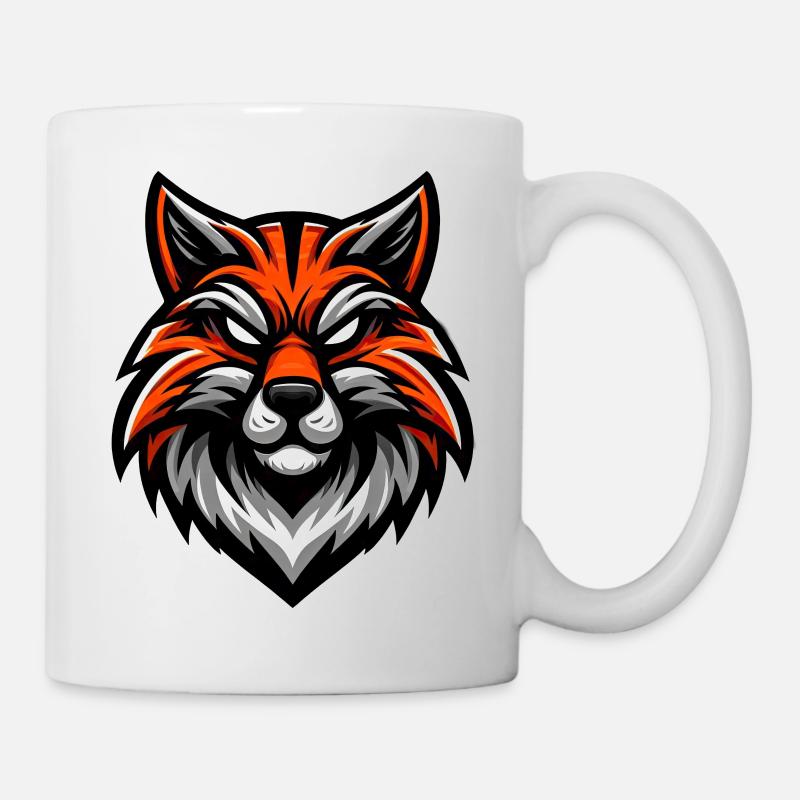 Ginger Cat Illustration - Mug - white