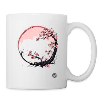 Japanese cherry blossoms - Mug - white - Right