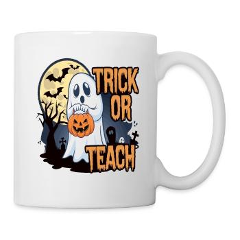 Trick Or Teach Halloween Teachers - Mug - white - Right