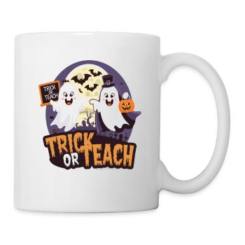 Trick Or Teach Halloween Teachers - Mug - white - Right
