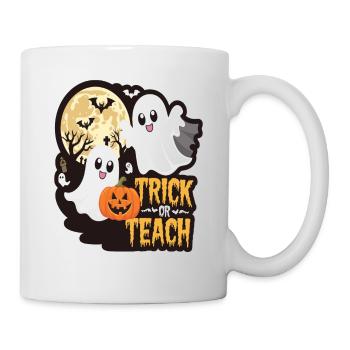 Trick Or Teach Halloween Teachers - Mug - white - Right