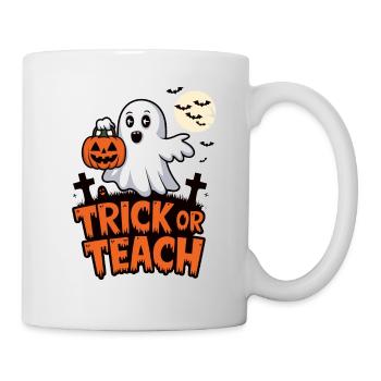 Trick Or Teach Halloween Teachers - Mug - white - Right