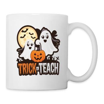 Trick Or Teach Halloween Teachers - Mug - white - Right