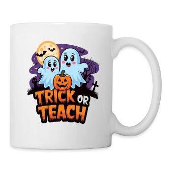Trick Or Teach Halloween Teachers - Mug - white - Right