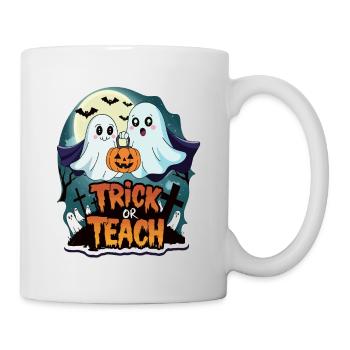 Trick Or Teach Halloween Teachers - Mug - white - Right