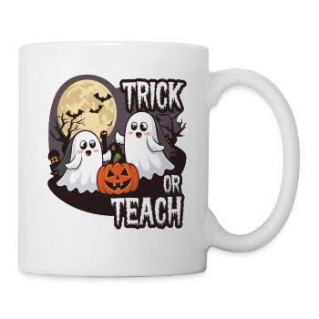 Trick Or Teach Halloween Teachers - Mug - white - Right