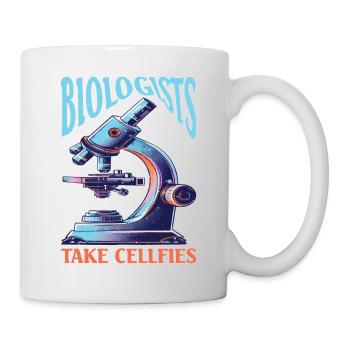 Biologists Take Cellfies - Tasse - Weiß - Rechts