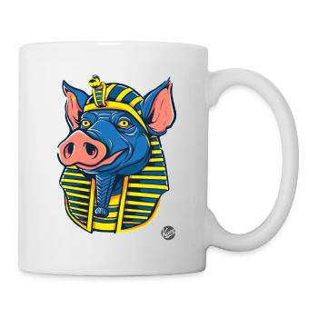 Pharaon Cochon - Mug blanc - blanc - Droite