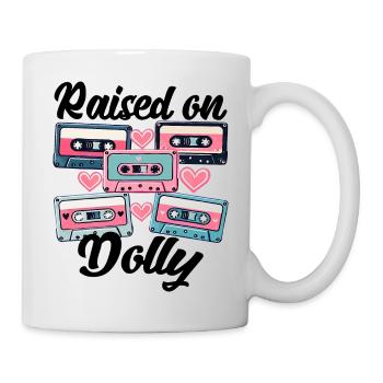 Cowboy Funny Women Hat Wild Western Rodeo Music - Mug - white - Right