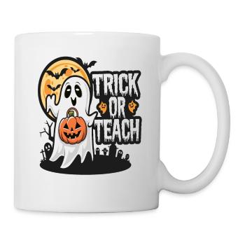 Trick Or Teach Halloween Teachers - Mug - white - Right