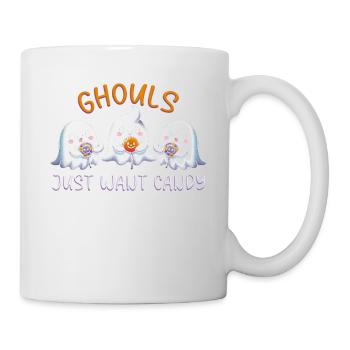 Les goules veulent juste des bonbons - Mug blanc - blanc - Droite