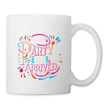 The Party Has Arrived 14 - Tasse - Weiß - Rechts