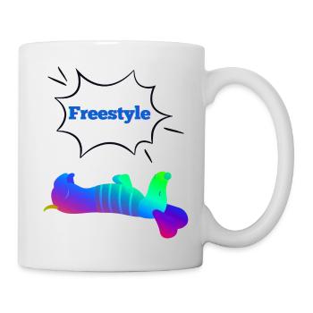 Freestyle Dackel - Tasse - Weiß - Rechts