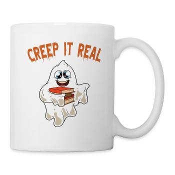 Doux Halloween Fantôme Halloween - Mug blanc - blanc - Droite