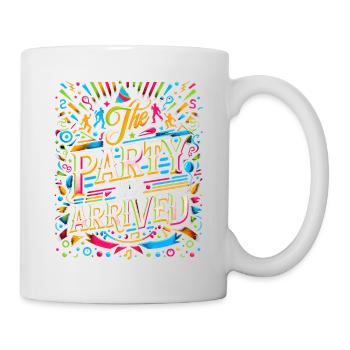The Party Has Arrived 11 - Tasse - Weiß - Rechts