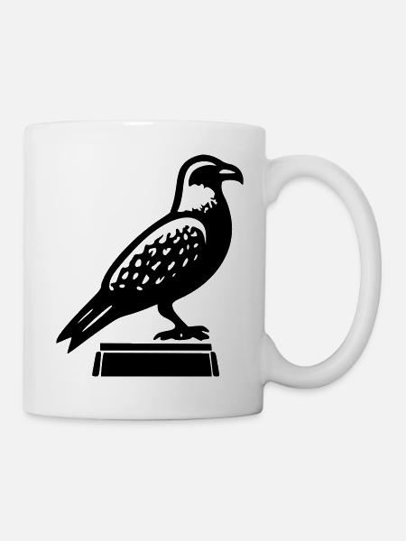 Habicht - Tasse - Weiß