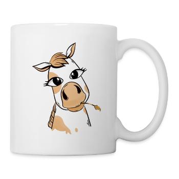 Bébé Poulain Poney Cheval Chevaux Enfants Enfant - Mug blanc - blanc - Droite