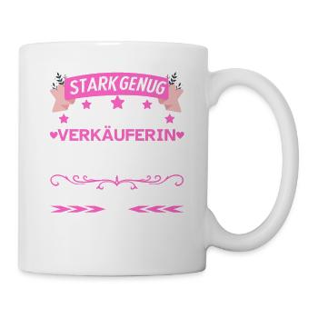 Eine Verkäuferin zu sein Verkäuferin Beruf - Tasse - Weiß - Rechts