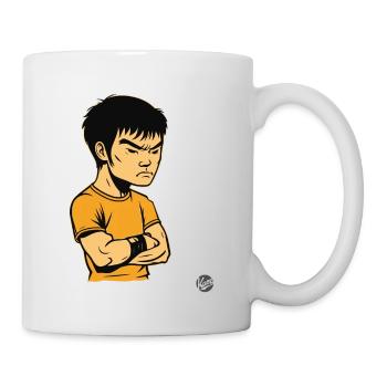 Bruce "der Beleidigte" Kung-FU-Meister Lee - Tasse - Weiß - Rechts