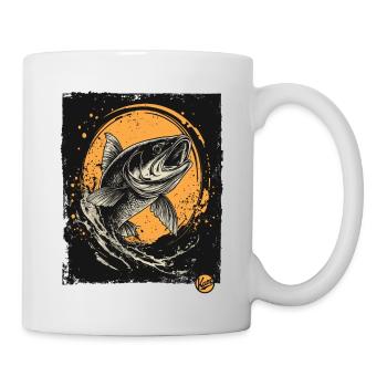For anglers while fishing, a fish - Mug - white - Right