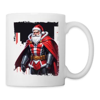 Bad Santa Merry Christmas snow Xmas Holiday - Mug - white - Right