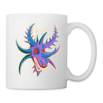 Masque Vejigante - Mug blanc - blanc - Droite