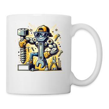Do-it-yourselfers, mechanics and hobbyists - Mug - white - Right