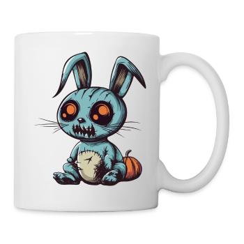 Lapin Halloween Bande dessinée Drôle - Mug blanc - blanc - Droite