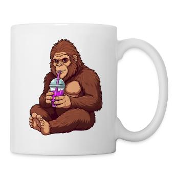 Entspannter Bigfoot Bubble Tea - Tasse - Weiß - Rechts