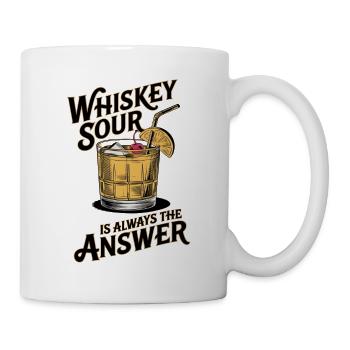 Urlaub Cocktail Whiskey - Tasse - Weiß - Rechts