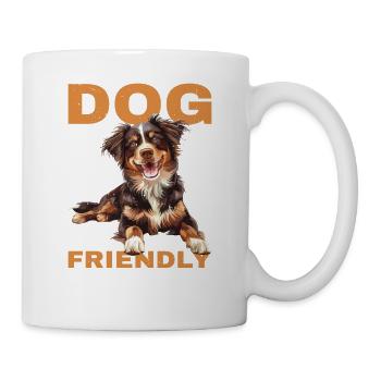 Dog Is Friendly I Am Not - Tasse - Weiß - Rechts