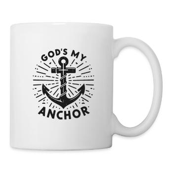 God’s My Anchor - Mug - white - Right