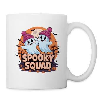 Halloween Spooky Squad fantôme avec chapeau - Mug blanc - blanc - Droite