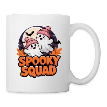 Halloween Spooky Squad fantôme avec chapeau - Mug blanc - blanc - Droite