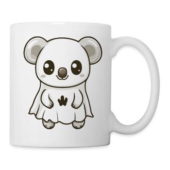 Koala Halloween Lustig Geist - Tasse - Weiß - Rechts