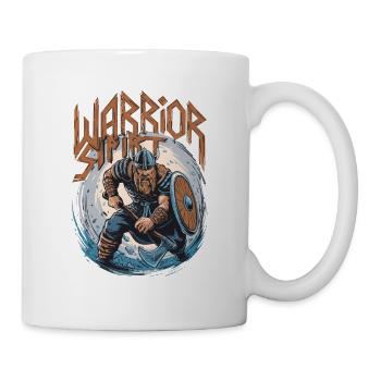 Warrior Spirit Wikinger für einen Wikinger und - Tasse - Weiß - Rechts