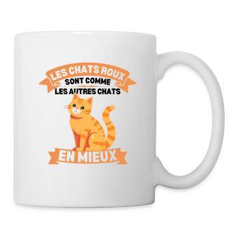 Chats Roux Sont Comme Les Autres Chats En Mieux - Mug blanc - blanc - Droite