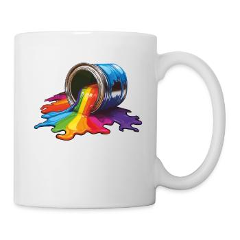 FARBDOSE FARBE - Tasse - Weiß - Rechts