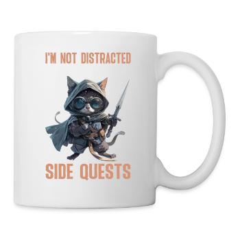 I'm Not Distracted I'm Just Doing Side Quests 2 - Tasse - Weiß - Rechts