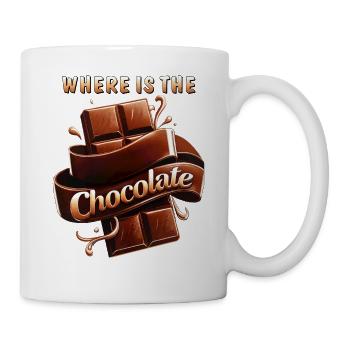 WHERE IS THE CHOCOLATE - Mug - white - Right