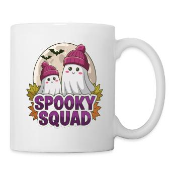 Halloween Spooky Squad fantôme avec chapeau - Mug blanc - blanc - Droite