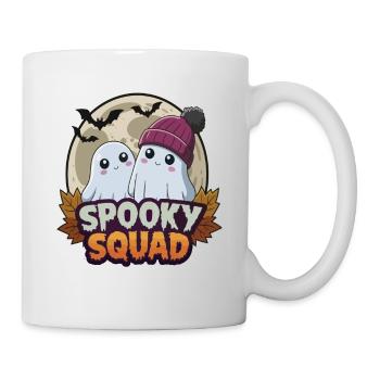 Halloween Spooky Squad Geist mit Mütze - Tasse - Weiß - Rechts