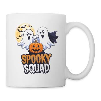 Halloween Spooky Squad Geist mit Mütze - Tasse - Weiß - Rechts