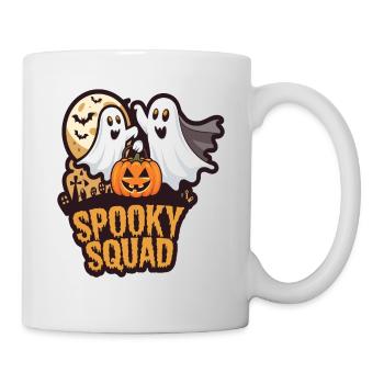 Halloween Spooky Squad Geist mit Mütze - Tasse - Weiß - Rechts