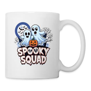 Halloween Spooky Squad Geist mit Mütze - Tasse - Weiß - Rechts