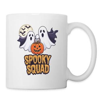 Halloween Spooky Squad Geist mit Mütze - Tasse - Weiß - Rechts