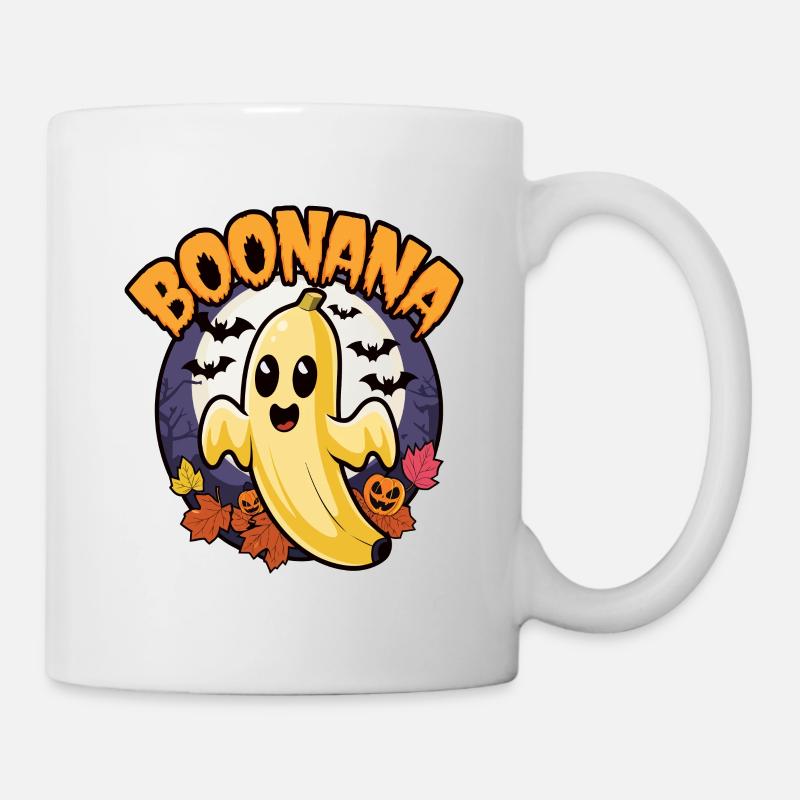 Halloween Boonana Halloween Geist - Tasse - Weiß