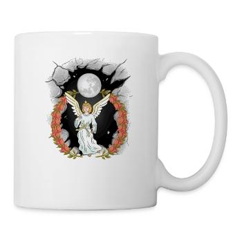 Engel spirituell Rosenkranz himmlisch Beschützer - Tasse - Weiß - Rechts