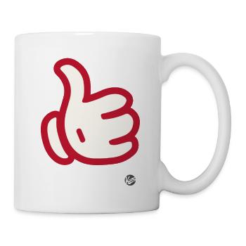 A big thumbs up - Mug - white - Right