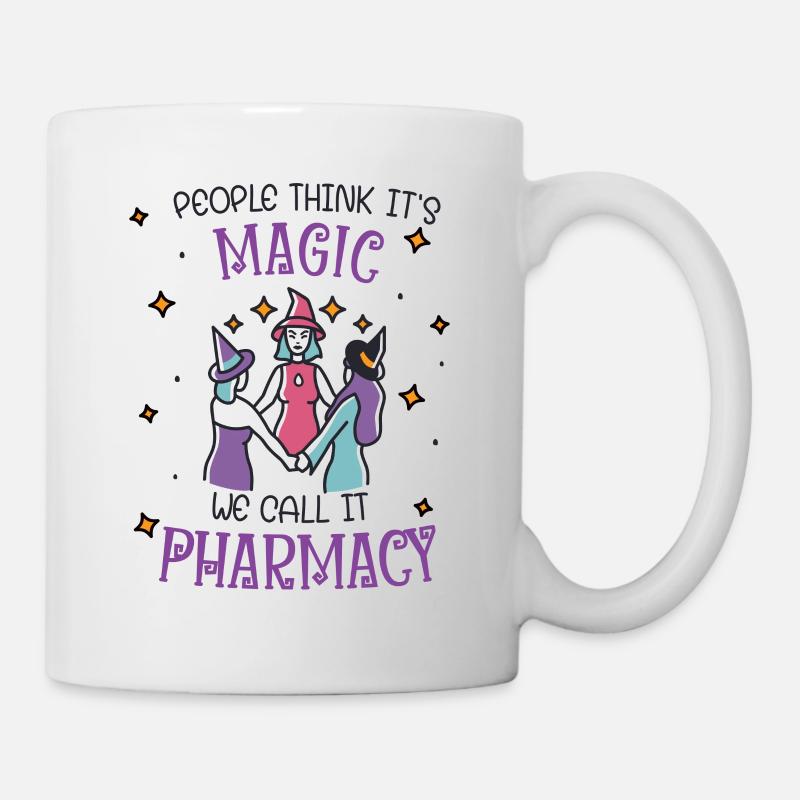 Pharmacie | Magie de la pharmacie - Mug blanc - blanc
